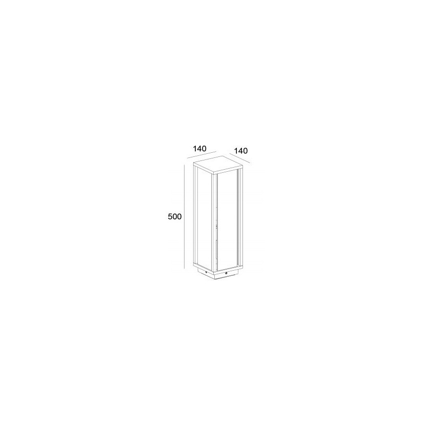 Gardino LX1463-500 - Candeeiro exterior MELISSA 1xE27/15W/230V IP54