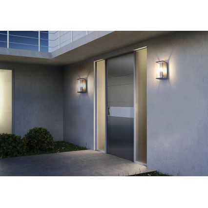 Gardino LX1465 - Iluminação exterior com sensor MELISSA 1xE27/15W/230V IP54