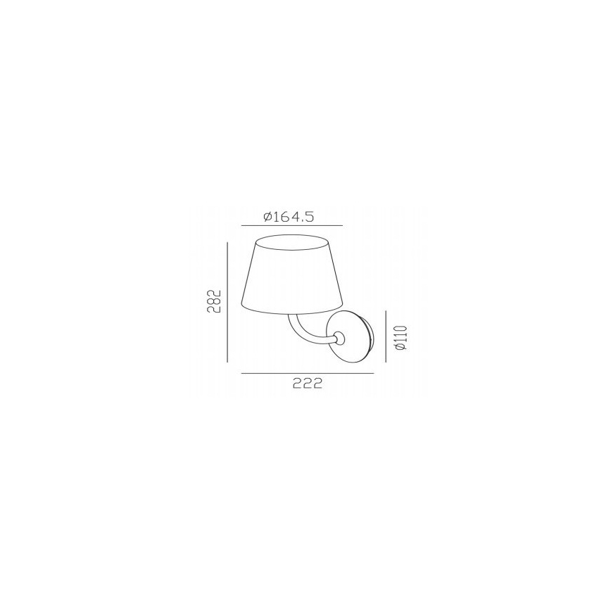 Gardino LX1791 - Candeeiro de parede exterior LED VIOLA LED/7W/230V IP65