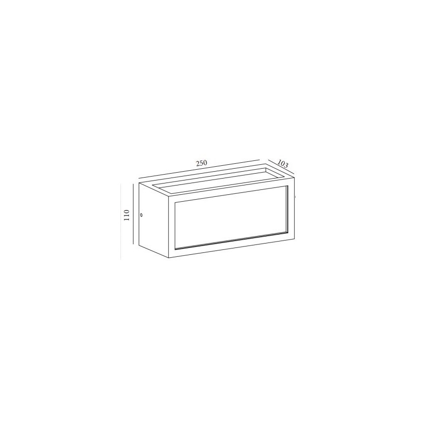 Gardino LX5705-LED - Iluminação de parede exterior LED BETULLA LED/18W/230V IP54