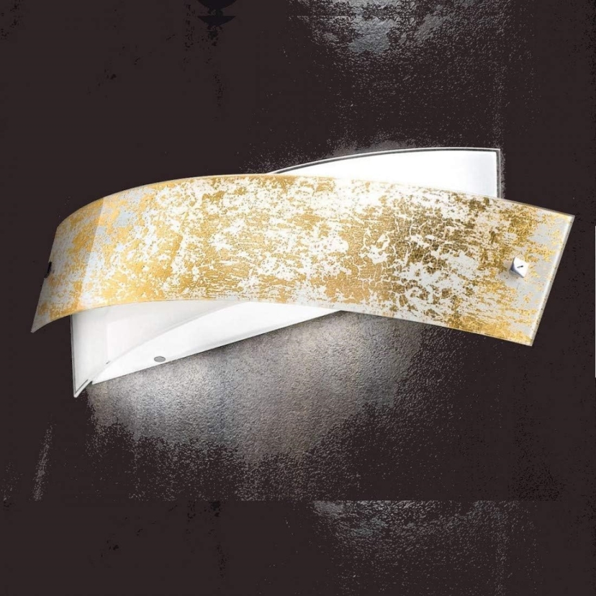 Gea Luce CAMILLA A M oro - Iluminação de parede CAMILLA 4xE14/28W/230V 54 cm dourada