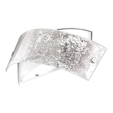 Gea Luce CAMILLA A P arg - Iluminação de parede CAMILLA 2xE14/28W/230V 34 cm prateado