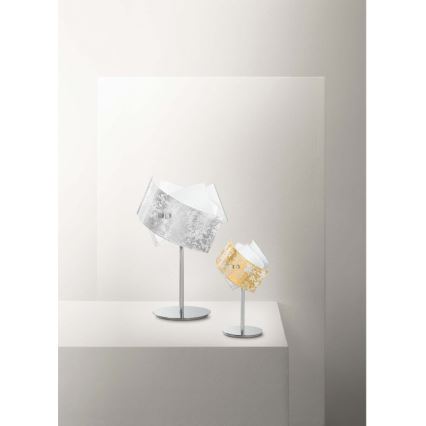 Gea Luce CAMILLA L P arg - Candeeiro de mesa CAMILLA 1xE14/42W/230V prateado