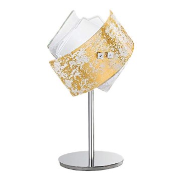 Gea Luce CAMILLA L P oro - Candeeiro de mesa CAMILLA 1xE14/42W/230V dourada