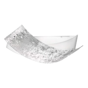 Gea Luce CAMILLA P M arg - Iluminação de teto CAMILLA 2xE27/70W/230V 63,5 cm prateado
