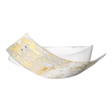 Gea Luce CAMILLA P M oro - Iluminação de teto CAMILLA 2xE27/70W/230V 63,5 cm dourada