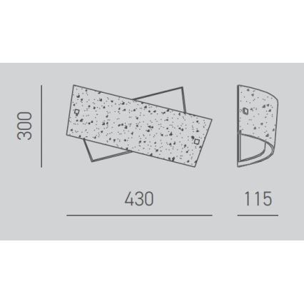 Gea Luce CAMILLA P P arg - Iluminação de teto CAMILLA 3xE14/28W/230V 43 cm prateado