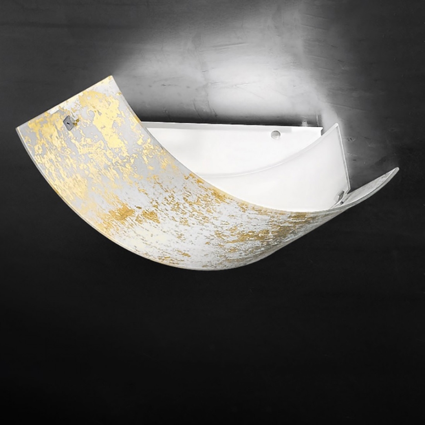 Gea Luce CAMILLA P P oro - Iluminação de teto CAMILLA 3xE14/28W/230V 43 cm dourada