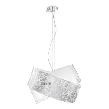 Gea Luce CAMILLA S G arg - Candelabro suspenso CAMILLA 2xE27/70W/230V prateado