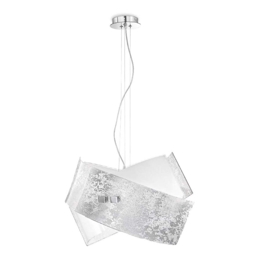 Gea Luce CAMILLA S G arg - Candelabro suspenso CAMILLA 2xE27/70W/230V prateado
