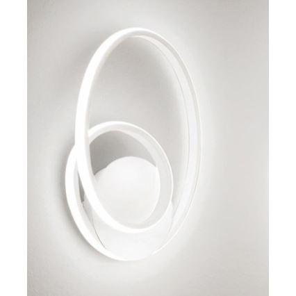 Gea Luce DIVA A BIANCO SATINATO - Iluminação de parede LED com regulação DIVA LED/20W/230V branco