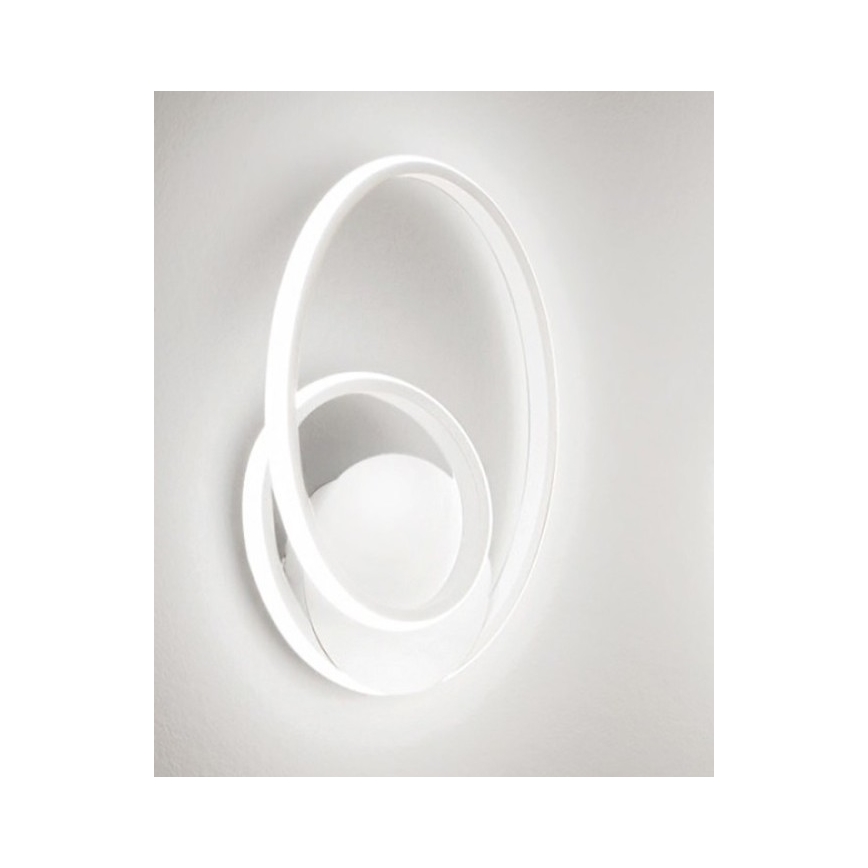 Gea Luce DIVA A BIANCO SATINATO - Iluminação de parede LED com regulação DIVA LED/20W/230V branco