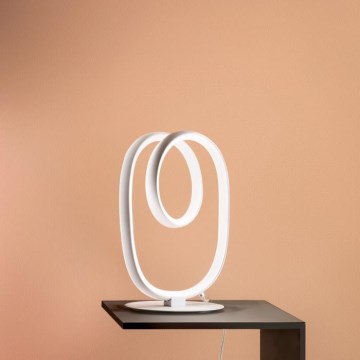Gea Luce DIVA L TITANIO - Candeeiro de mesa LED com regulação DIVA LED/17W/230V cinzento