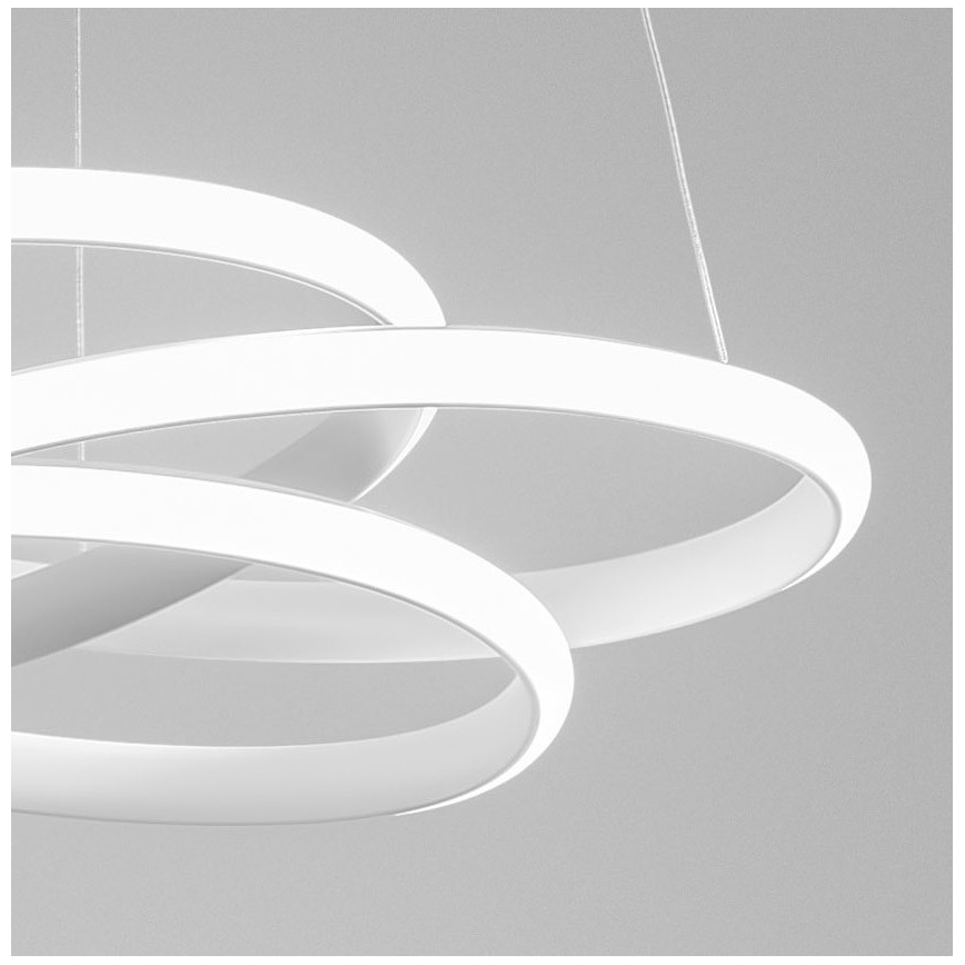 Gea Luce DIVA S G BIANCO - Candelabro suspenso LED com regulação DIVA LED/44W/230V branco