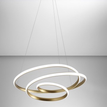 Gea Luce DIVA S G ORO - Candelabro suspenso LED com regulação DIVA LED/44W/230V dourada