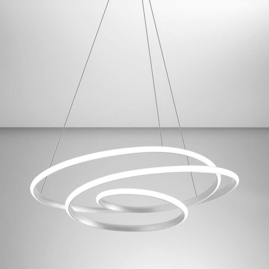 Gea Luce DIVA S G TITANIO - Candelabro suspenso LED com regulação DIVA LED/44W/230V cinzento