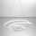 Gea Luce DIVA S G TITANIO - Candelabro suspenso LED com regulação DIVA LED/44W/230V cinzento