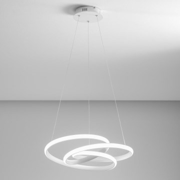Gea Luce DIVA S P BIANCO - Candelabro suspenso LED com regulação DIVA LED/43W/230V branco