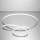 Gea Luce DIVA S P TITANIO - Candelabro suspenso LED com regulação DIVA LED/43W/230V antracite