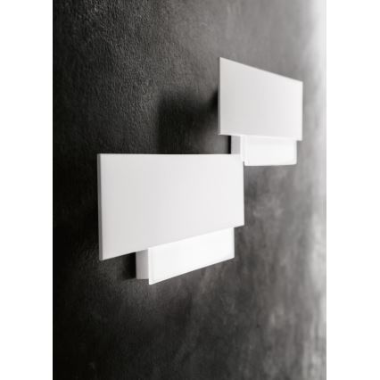 Gea Luce DOHA A G B - Iluminação de parede LED DOHA LED/25W/230V 70 cm branco