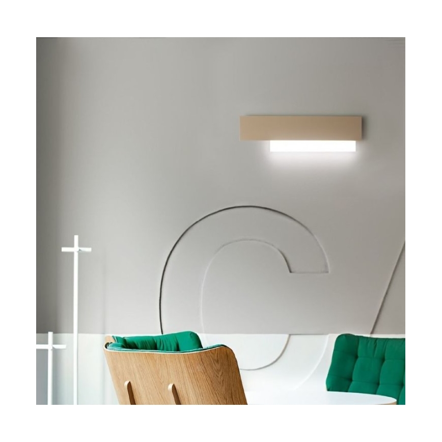 Gea Luce DOHA A P T - Iluminação de parede LED DOHA LED/15W/230V 40 cm bege