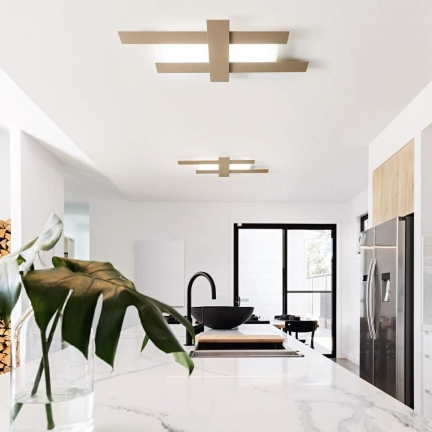 Gea Luce DOHA P G T - Iluminação de teto LED DOHA LED/50W/230V 104 cm bege