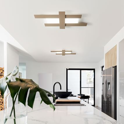 Gea Luce DOHA P M T - Iluminação de teto LED DOHA LED/40W/230V 84 cm bege