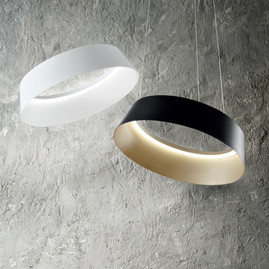 Gea Luce JULIETTE S N - Candelabro suspenso LED com regulação JULIETTE LED/50W/230V preto/dourada