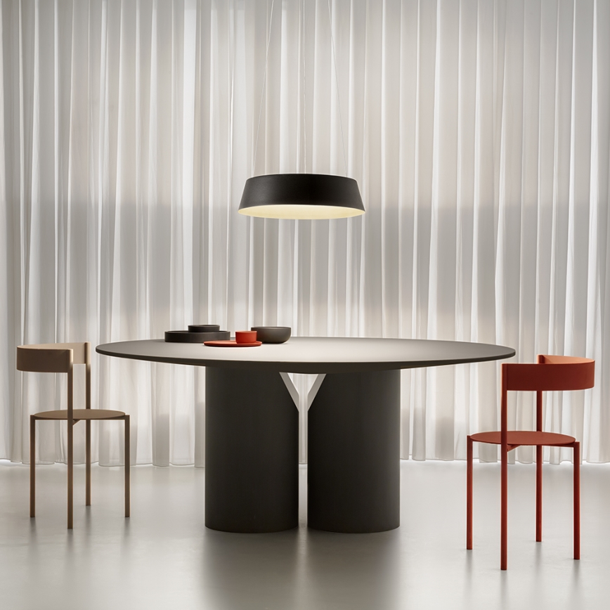 Gea Luce JULIETTE S N - Candelabro suspenso LED com regulação JULIETTE LED/50W/230V preto/dourada
