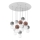 Gea Luce SFERA S10 G - Candelabro suspenso SFERA 10xG9/28W/230V