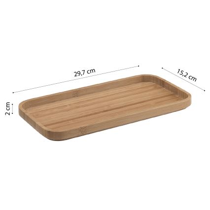 Gedy - Bandeja para casa de banho NINFEA bambu