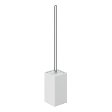 Gedy - Escova de sanita independente VERBENA cerâmica/branco