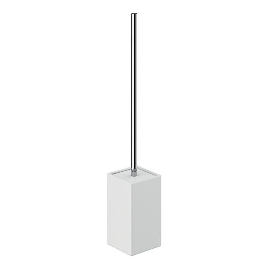 Gedy - Escova de sanita independente VERBENA cerâmica/branco