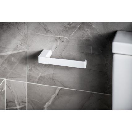 Gedy - Suporte de papel higiénico PIRENEI branco mate