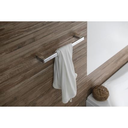 Gedy - Suporte de parede para toalha PIRENEI 6,6x35 cm cromado brilhante