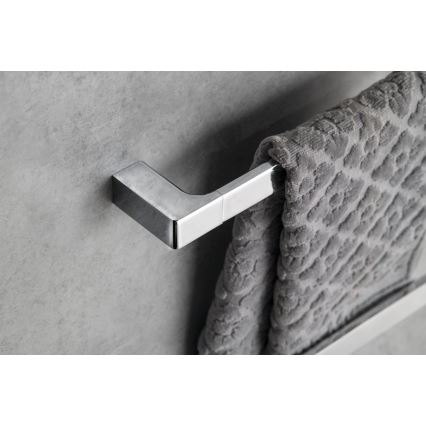 Gedy - Suporte de parede para toalha PIRENEI 6,6x80 cm cromado brilhante