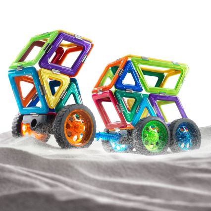 GeoSmart - Conjunto de construção magnético Space Truck 42 pçs