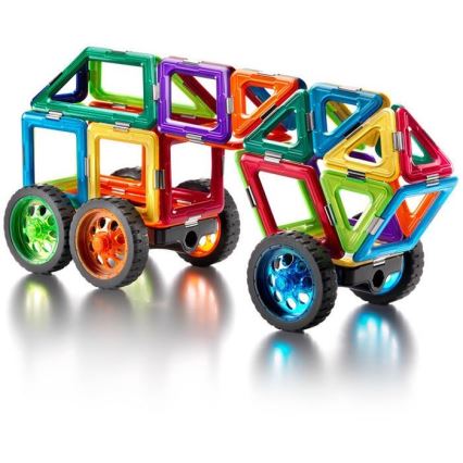 GeoSmart - Conjunto de construção magnético Space Truck 42 pçs