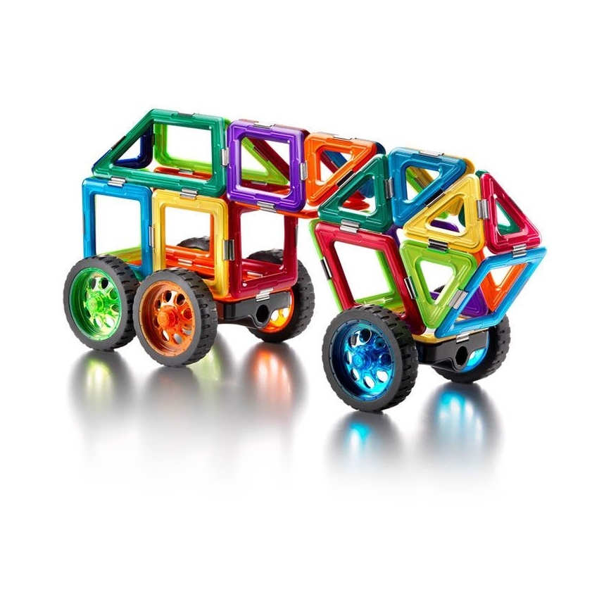 GeoSmart - Conjunto de construção magnético Space Truck 42 pçs
