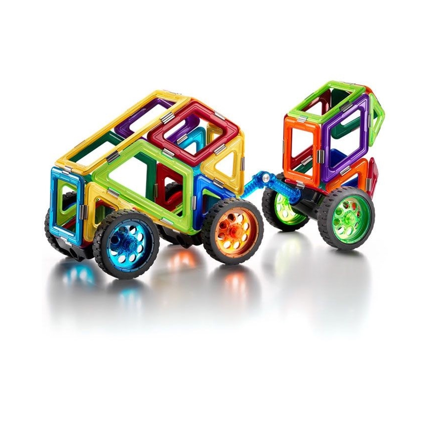 GeoSmart - Conjunto de construção magnético Space Truck 42 pçs