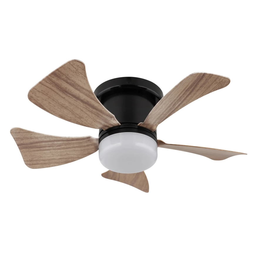 Globo - Ventoinha de teto LED com regulação LED/10W/230V 3000-6500K castanho + comando