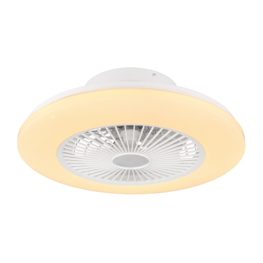 Globo - Iluminação de teto LED com regulação e ventoinha LED/30W/230V 3000-6500K + controlo remoto