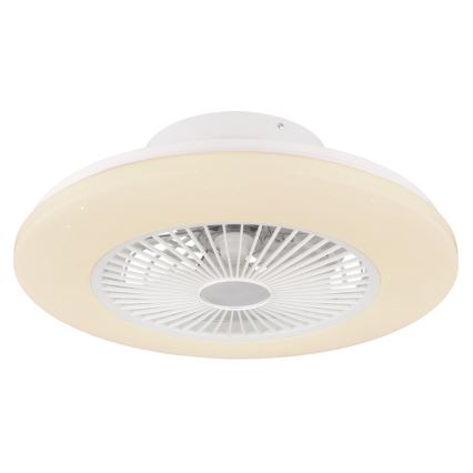 Globo - Iluminação de teto LED com regulação e ventoinha LED/30W/230V 3000-6500K + controlo remoto