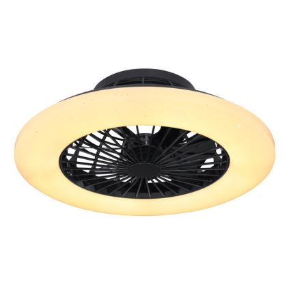 Globo - Iluminação de teto LED com regulação e ventoinha LED/30W/230V 3000-6500K + controlo remoto