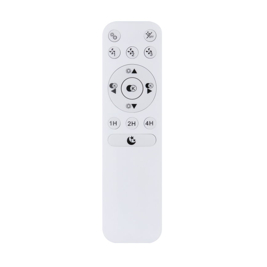 Globo - Iluminação de teto LED com regulação e ventoinha LED/30W/230V 3000-6500K + controlo remoto