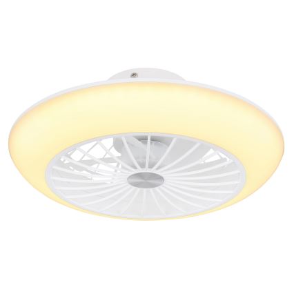Globo 03632W - Iluminação de teto LED com ventoinha LAFEE LED/18W/230V