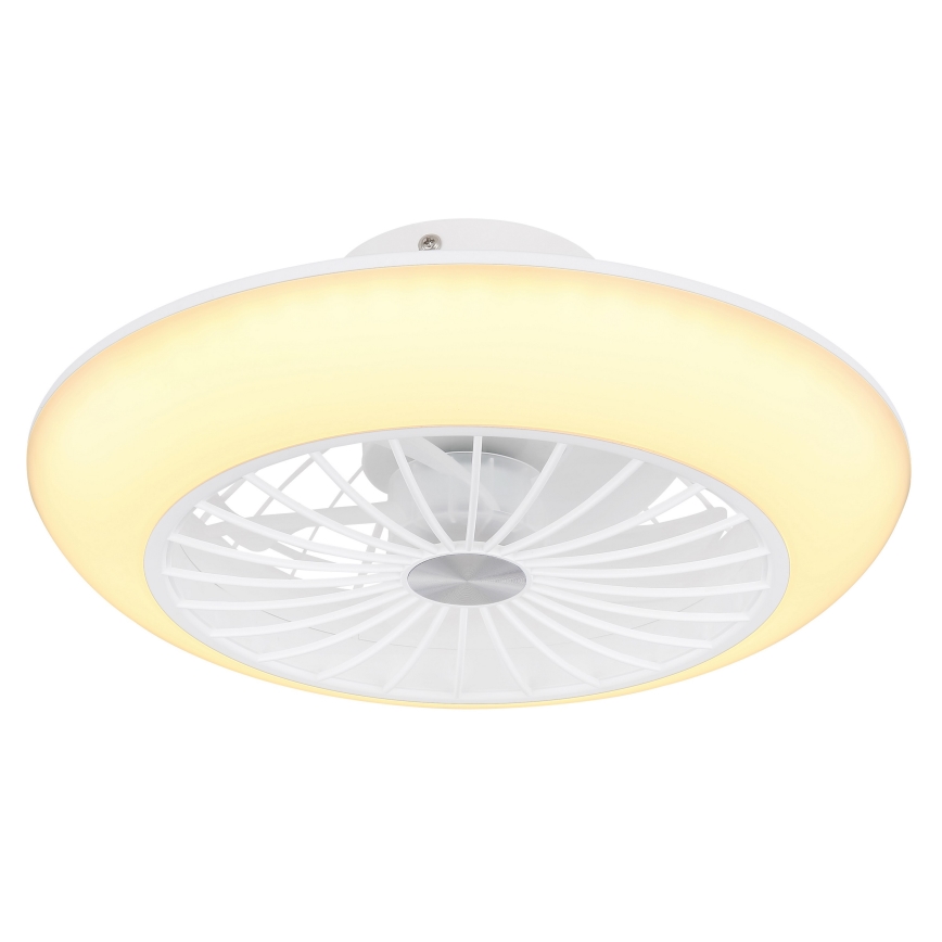 Globo 03632W - Iluminação de teto LED com ventoinha LAFEE LED/18W/230V