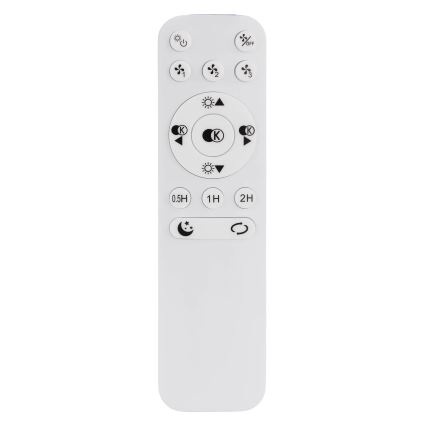 Globo - Ventoinha de teto LED com regulação LED/40W/230V 3000-6000K + comando