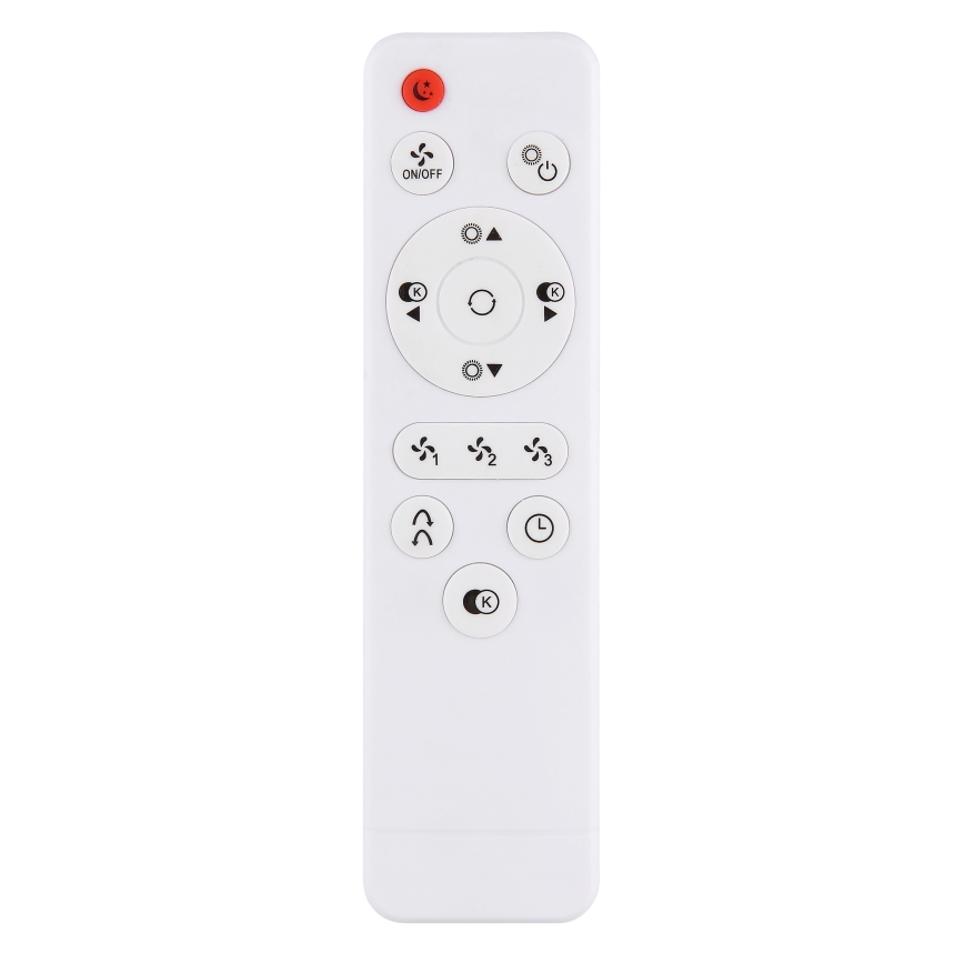 Globo -  Iluminação de teto LED com regulação e ventoinha LED/30W/230V 2700-6500K castanho + comando