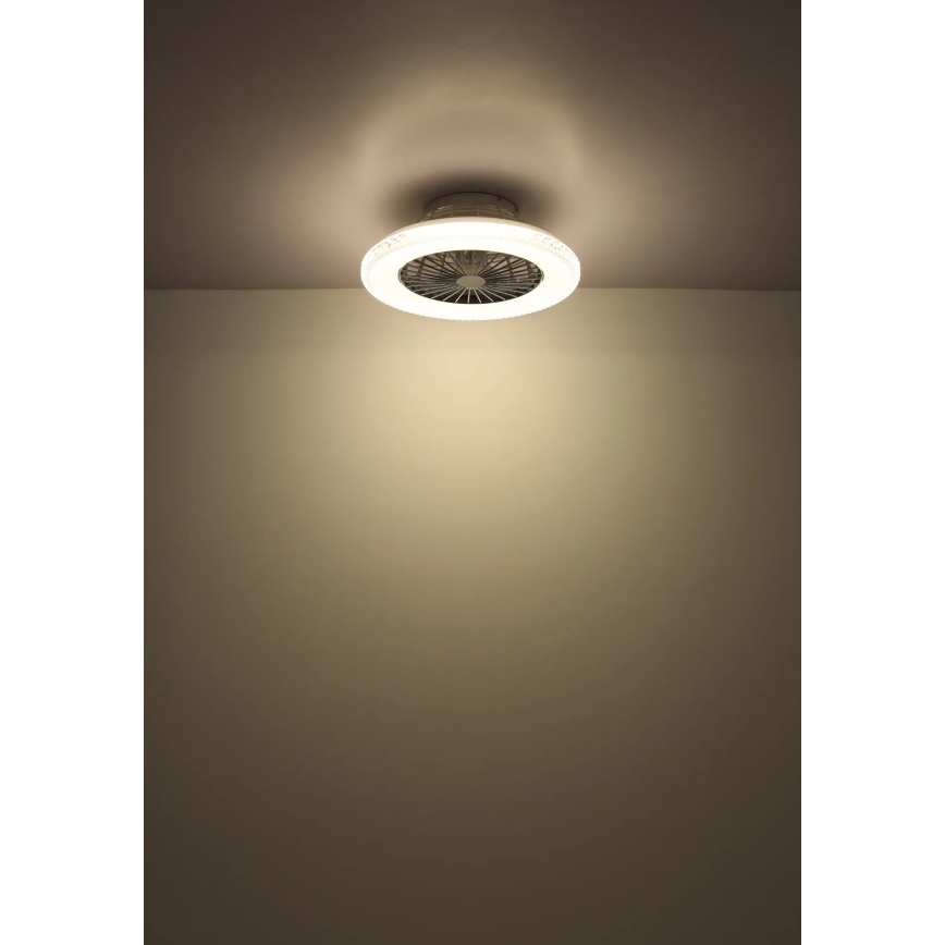 Globo - Ventoinha de teto LED com regulação LED/40W/230V 3000-6500K + comando